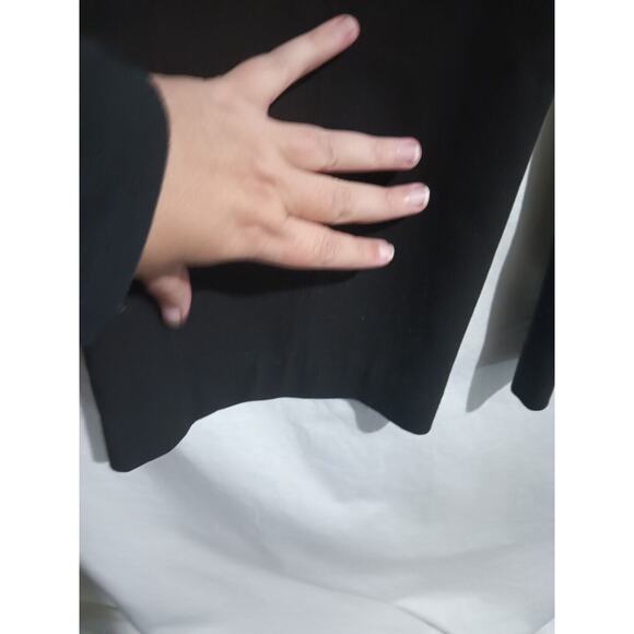 Larry Levine Stretch Size For Black Straight Leg Suit Pants - Picture 4 of 9